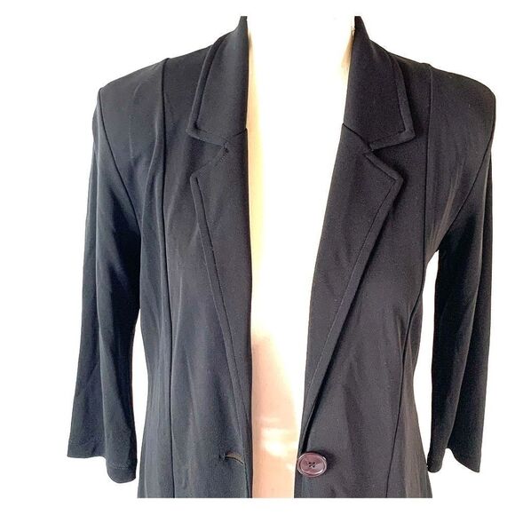Spiegel Black Trench Blazer XSMALL - Picture 6 of 14